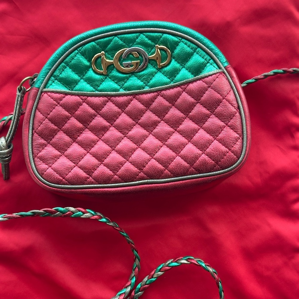 Gucci Mini Trapuntata Zumi Dome Bag